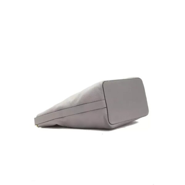 POMPEI DONATELLA - Bolso de hombre de cuero gris para mujer - Image 5