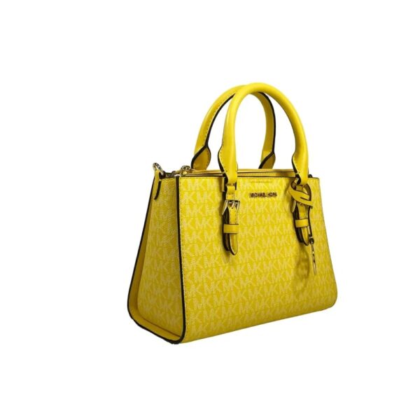 MICHAEL KORS - Bolso de bandolera Charlotte 3 en 1 color amarillo dorado - Image 2