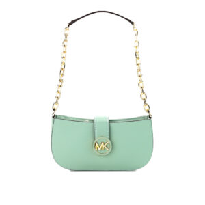 MICHAEL KORS - Mod. Carmen Pequeña Bolsa de Cuero Verde Mar