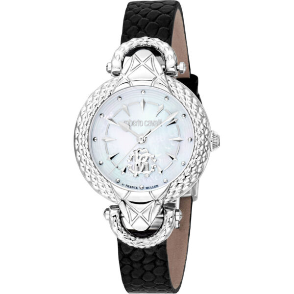 ROBERTO CAVALLI By Franck Mulle - RELOJ CON CORREA DE CUERO