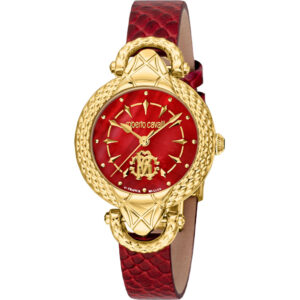 ROBERTO CAVALLI By Franck Mulle - RELOJ CUADRANTE ROJO