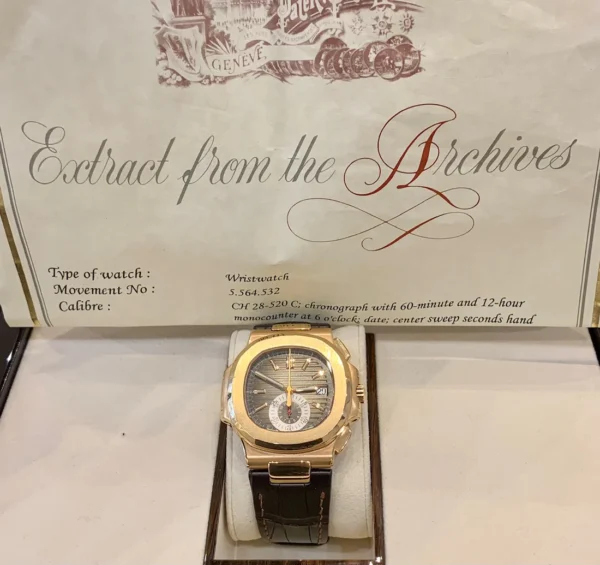 PATEK PHILIPPE - NAUTILUS CHOCOLATE 2011 - Image 4