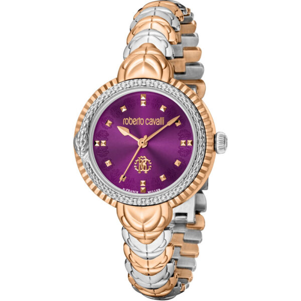 ROBERTO CAVALLI By Franck Mulle - RELOJ CUADRANTE VIOLETA