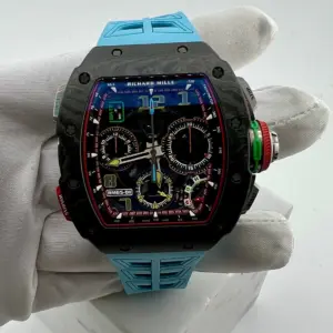 RICHARD MILLE - Cronógrafo RM65-01 2022 50 mm Carbono