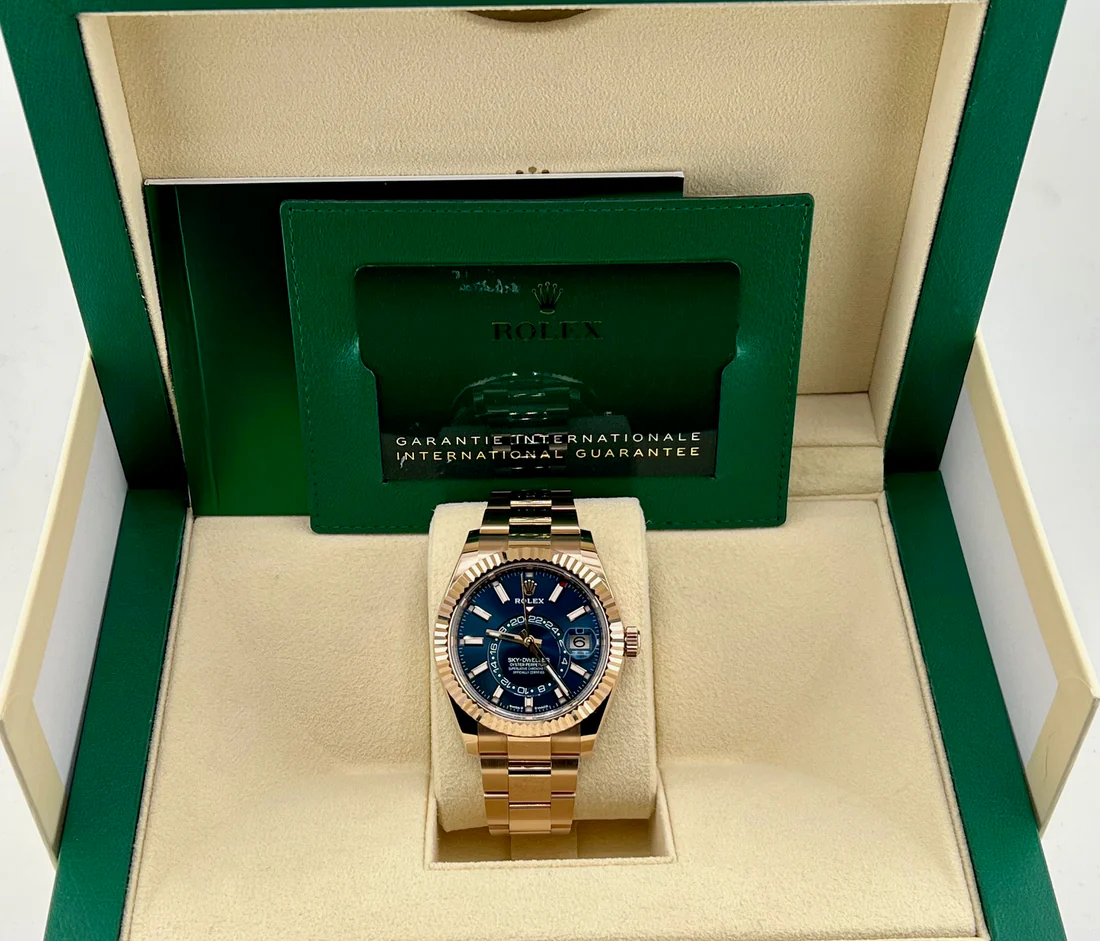 ROLEX Sky-Dweller 336935 Esfera Azul 42mm 2024 Conjunto Completo - Image 2