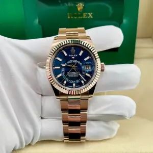 ROLEX Sky-Dweller 336935 Esfera Azul 42mm 2024 Conjunto Completo