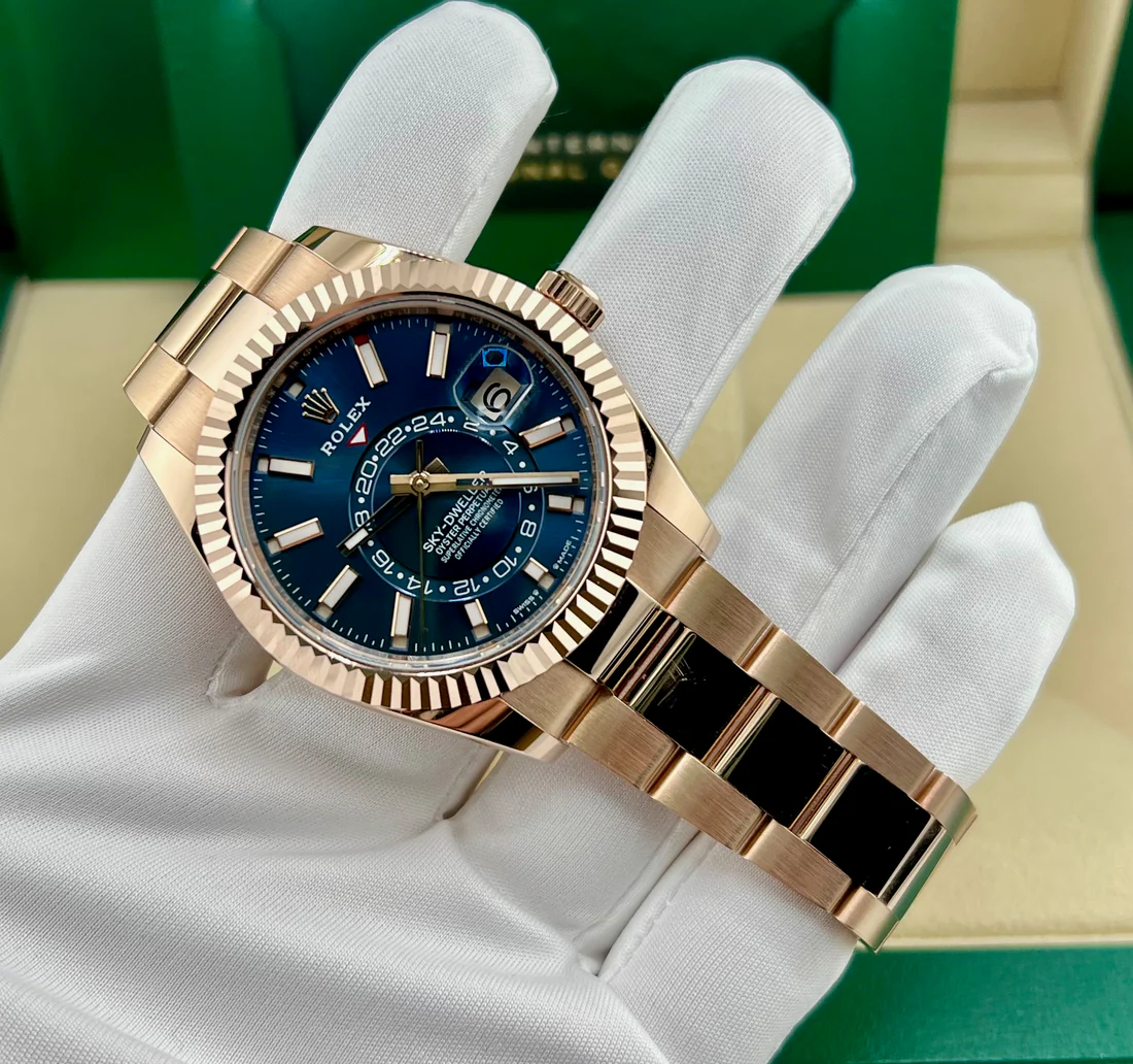 ROLEX Sky-Dweller 336935 Esfera Azul 42mm 2024 Conjunto Completo - Image 3