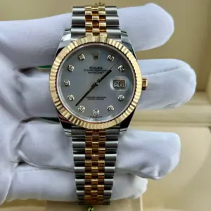 ROLEX - Datejust 41mm 126333 MOP índice de diamantes jubilee 2021