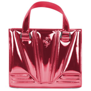 FERRARI - Bolso de mano de piel fucsia